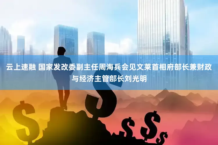 云上速融 国家发改委副主任周海兵会见文莱首相府部长兼财政与经济主管部长刘光明